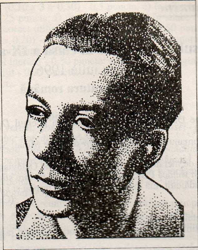 Geo Dumitrescu.  Portret de Octavian Bour