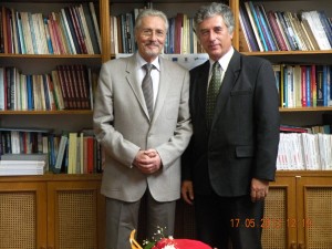 Cu Domnul Presedinte Emil Constantinescu.