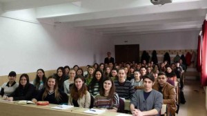 Cu studentii anului I, 23 febraurie 2015. Foto: Ioan Vladut Stanciu
