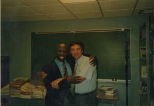 Cu Tom, in anul 2000, la SUNY Cortland