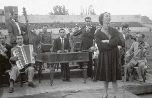 Maria Tanse pe front, 1942. Sursa: Agerpres Arhiva